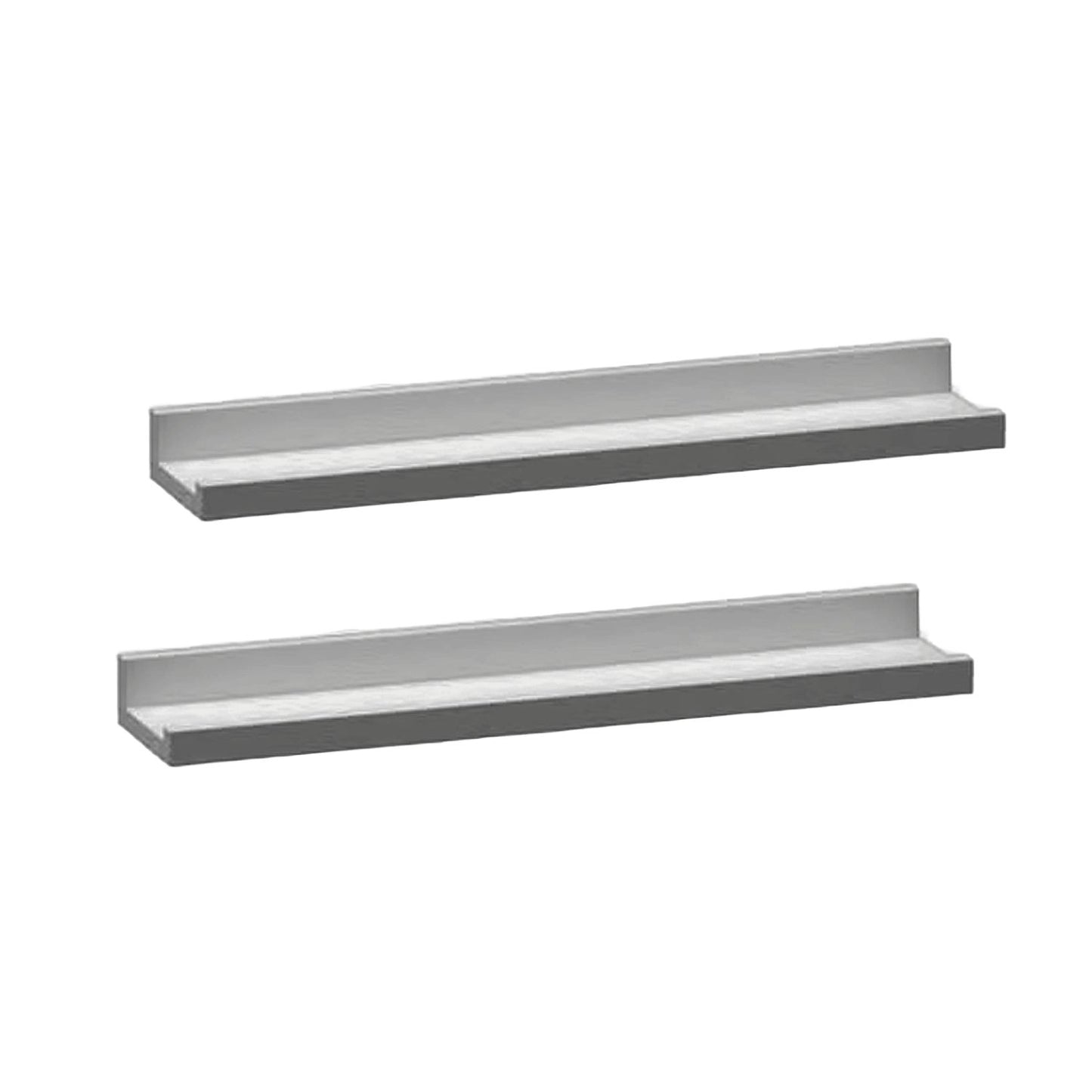 2 Prateleiras Porta-Quadro Branco 60cm Funda Moldurarte