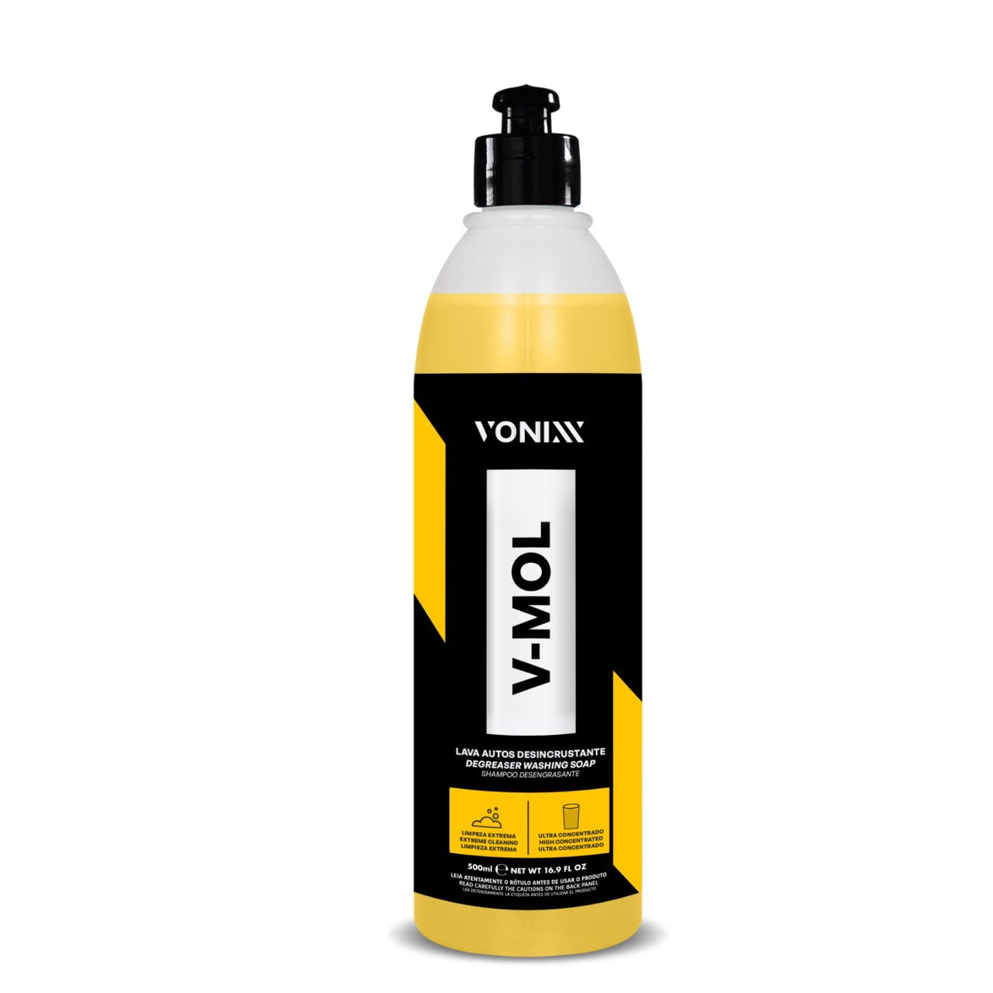V-Mol 500ml + Luva Zacs + pincel Roma + Flanela 37x57 Detailer