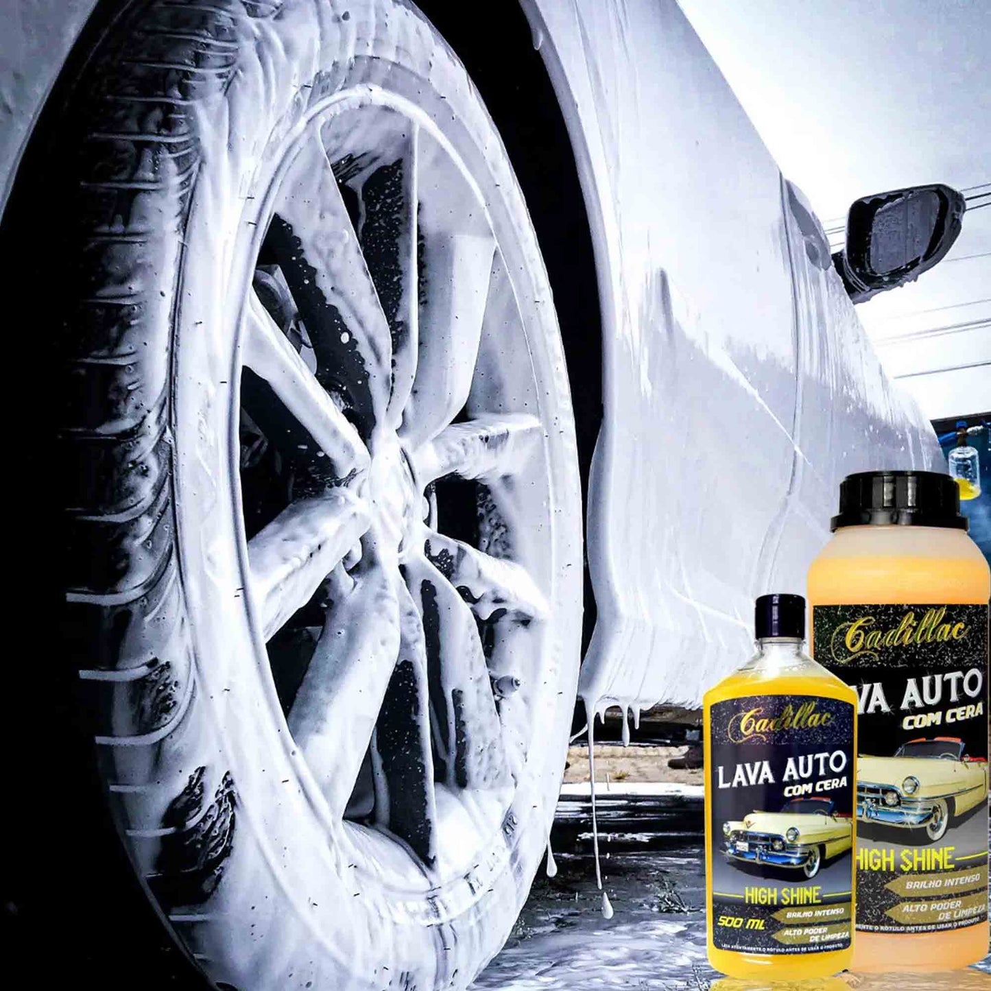 Lava Auto com Cera High Shine 500ml Cadillac