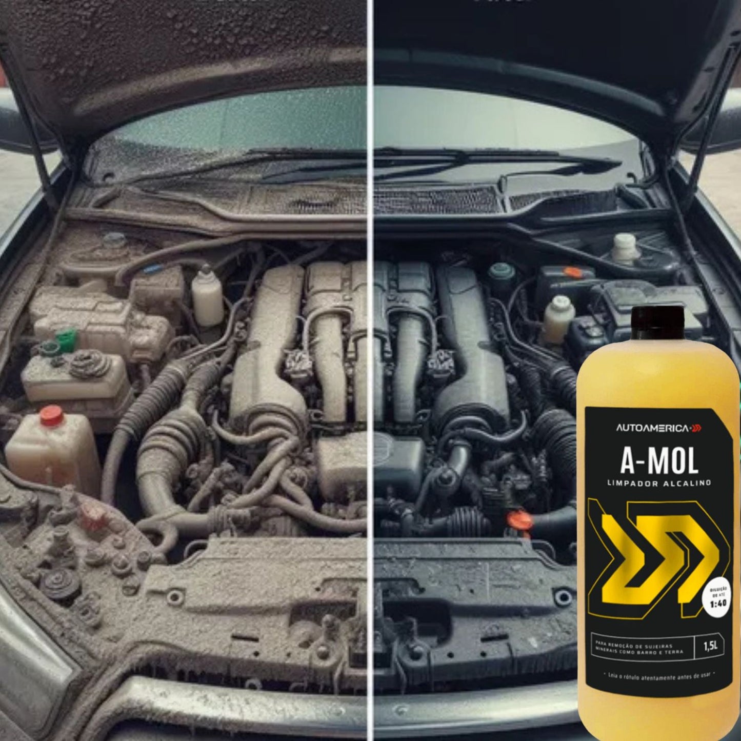 A-Mol Alkaline Automotive Shampoo 1.5L Autoamerica