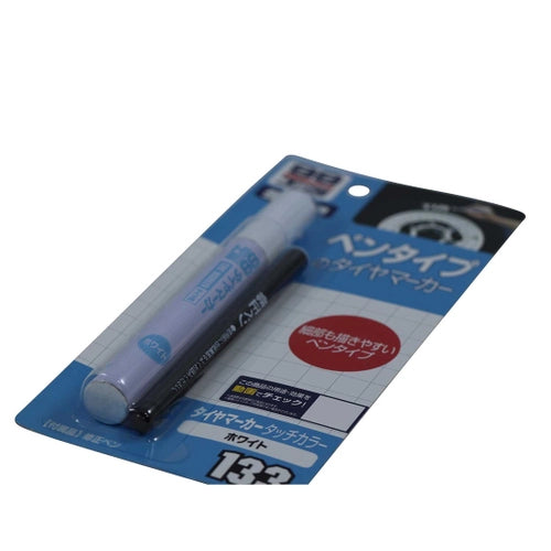 Tire Marker Caneta para Letras de Pneus BRANCO 8ml Soft99
