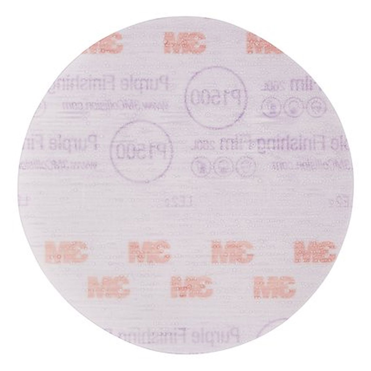 10 3M Purple Finishing P1500 Polishing Sandpaper Disc 152MM