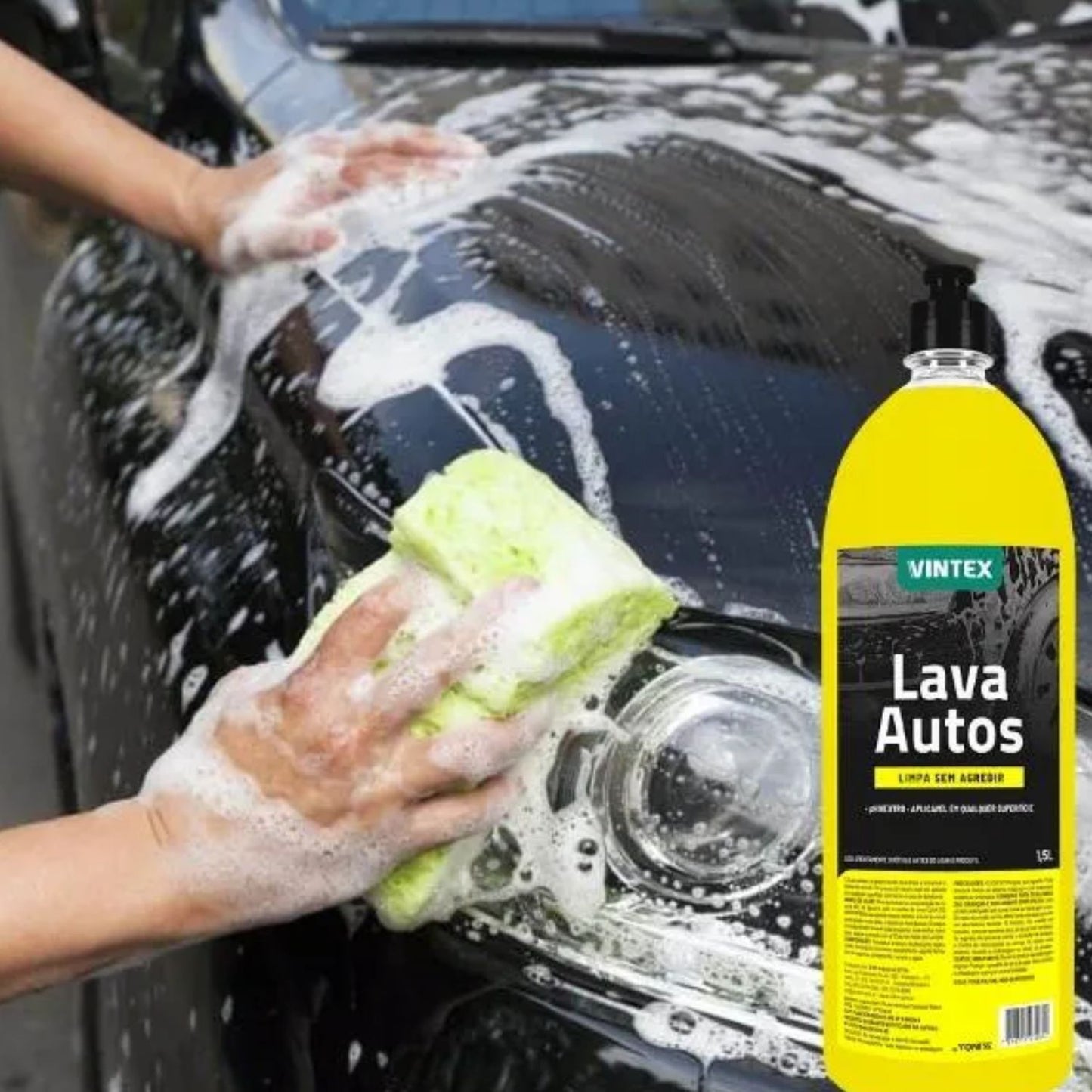 Rejuvex  + Intense 240ml + Lava autos Vintex + Aplicador Zacs + Flanela sem borda 40x60 Autoamerica