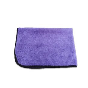 10 Microfiber Flannels 40x60 Low With Purple Stitching Autoamerica