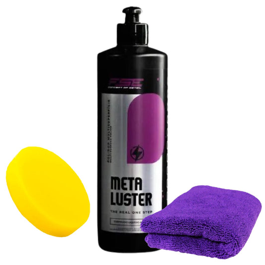Polidor MultiSuperficie Meta Luster 473ml One Step Soft99 + Aplicador + Flanela