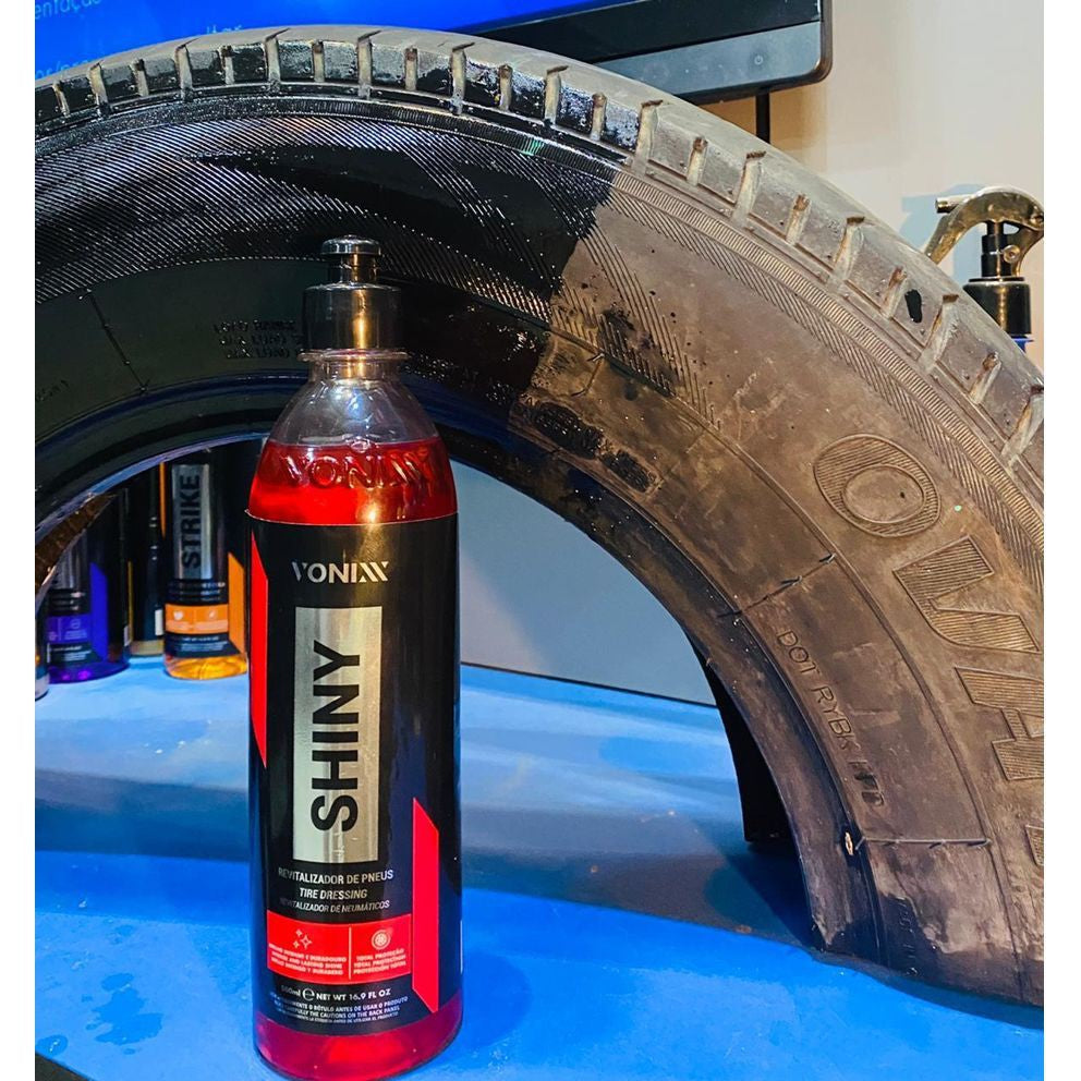 Revitalizador de Pneus Shiny 500ml Vonixx + Aplicador