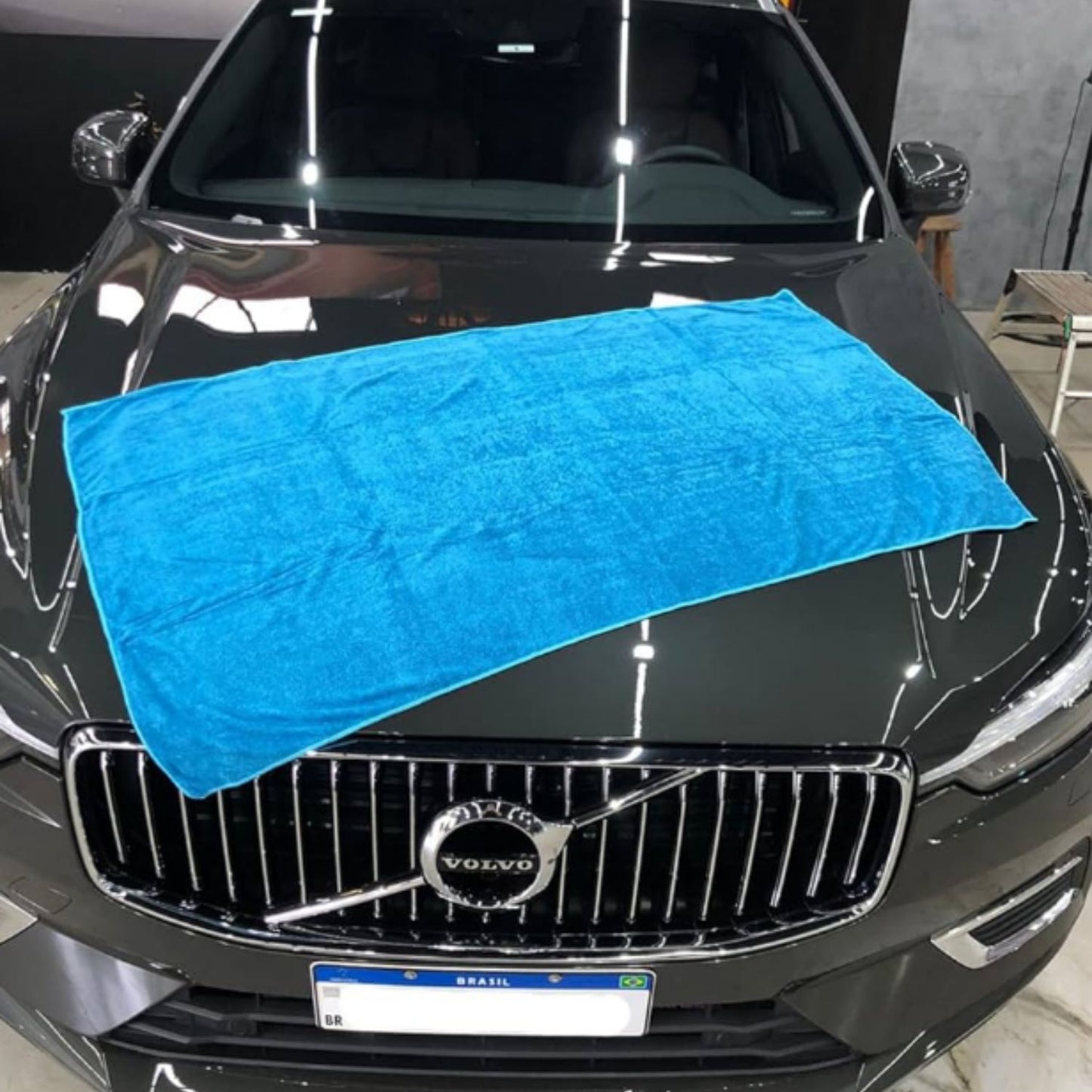 Car Wash with Sh-Wax Pure 500ml Expert Wax + Microfiber Glove + Drying Cloth 48x88cm