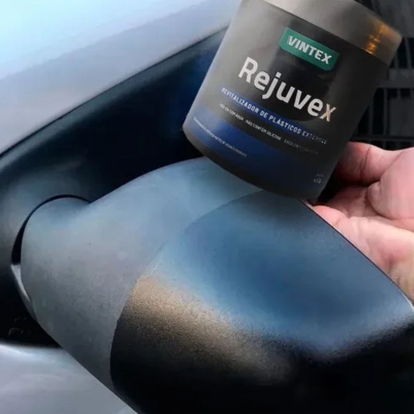 Rejuvex  + Intense 240ml + Lava autos Vintex + Aplicador Zacs + Flanela sem borda 40x60 Autoamerica