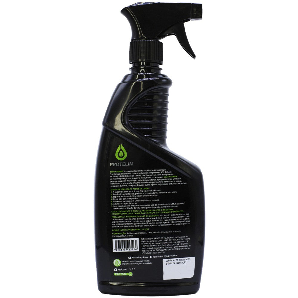 Revestimento Cerâmico Coating Coat Ceramic 600ml Protelim