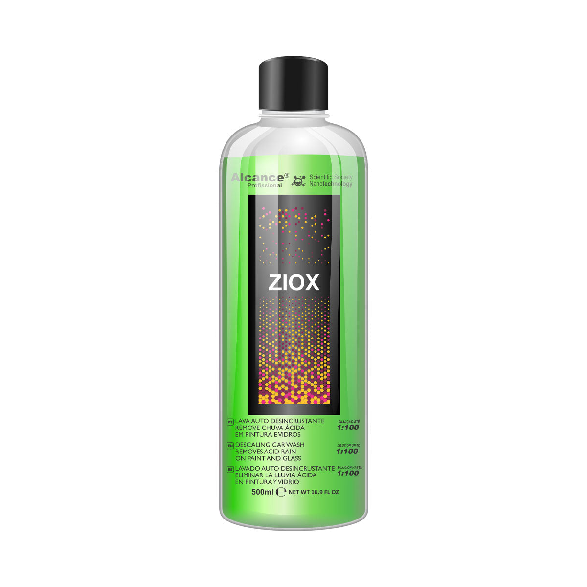 Shampoo ZIOX Removedor Chuva Ácida Pintura 1:100 500ml Alcance