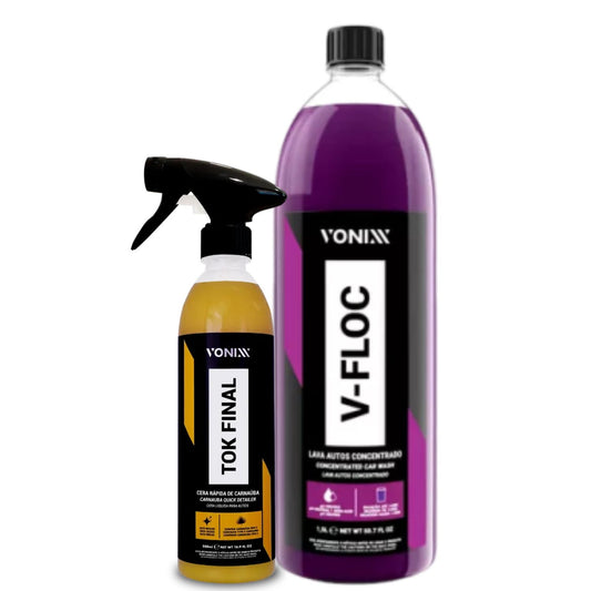 VFloc 1,5L e Cera Tok Final Diamond 500ml Vonixx