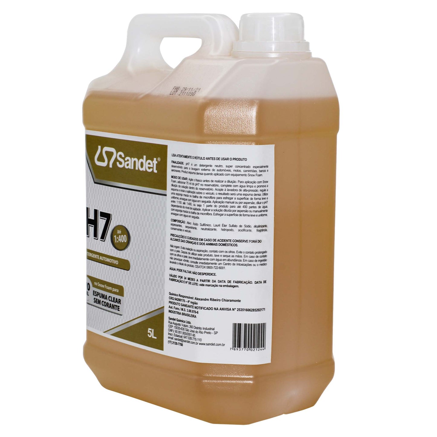 Q Automotive Detergent PH7 5 Liters Sandet