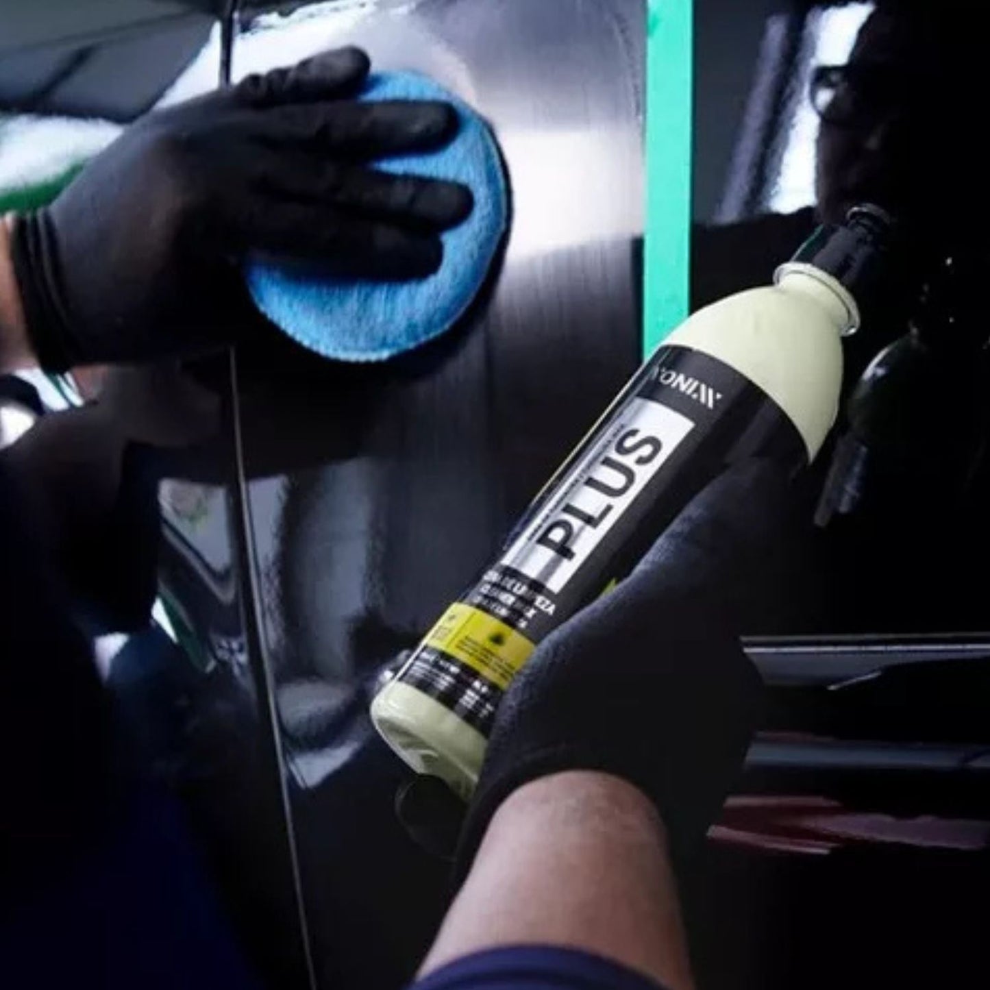 Cera Automotiva Carnauba Plus Vonixx 500ml + Aplicador e Pano 38x38