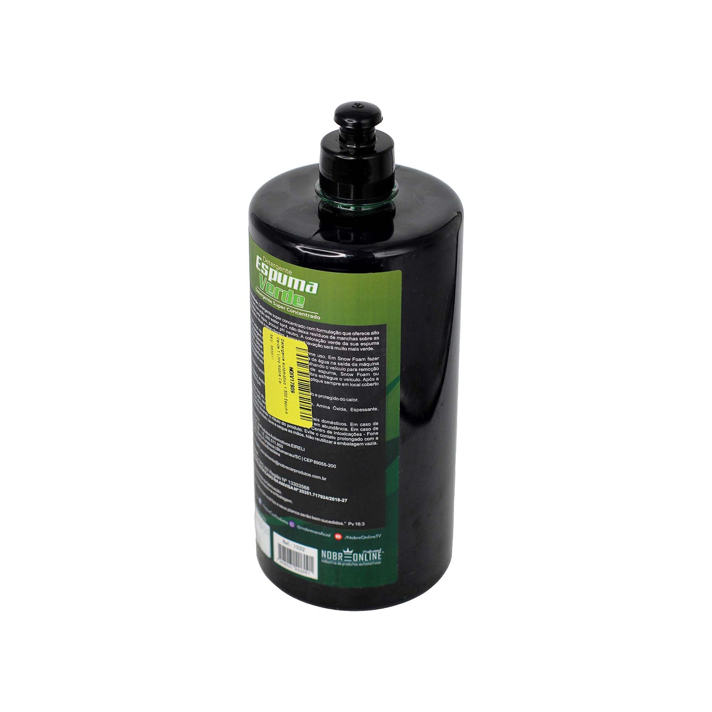 Automotive Detergent 1 200 Green Foam 1 Liter Nobre Car