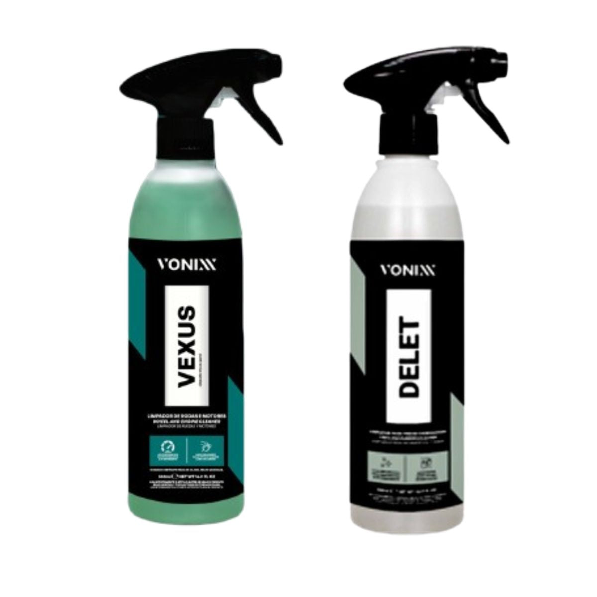 VEXUS Wheel and Engine Cleaner + Delet Tire and Rubber Cleaner 500ml Vonixx