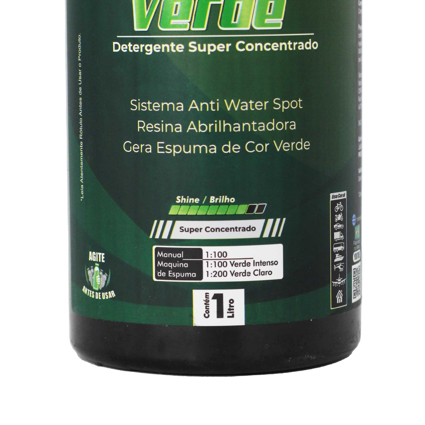 Automotive Detergent 1 200 Green Foam 1 Liter Nobre Car