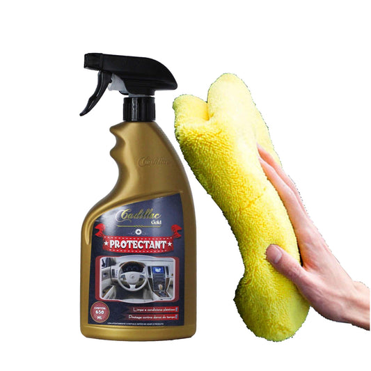 Protetor de Painel Rubber 650ml e Flanela 40x40 Cadillac