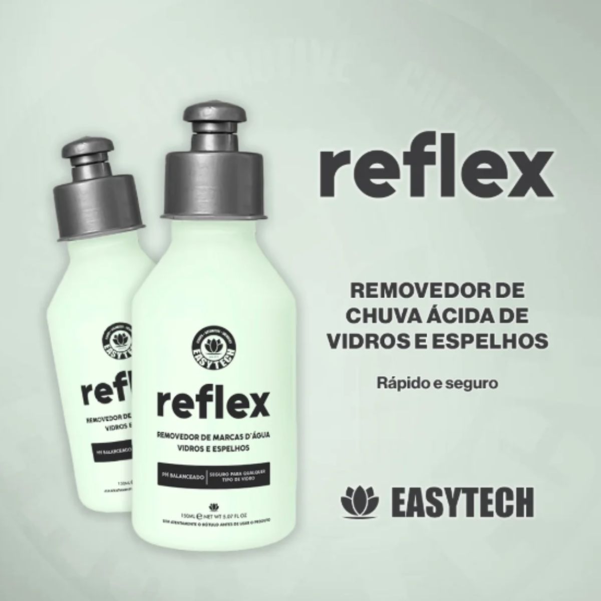 Reflex Easytech Removedor de Marcas D'águas de Vidros e Espelhos 150ml