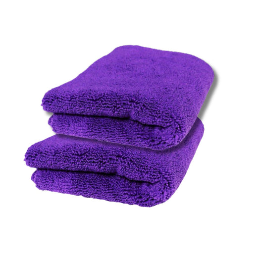 2 Microfiber Cloths 40x60cm Laser Cut Purple Zacs