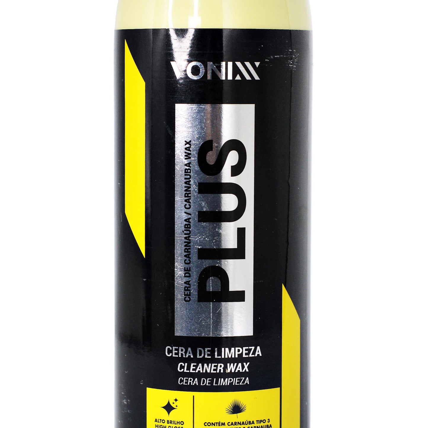 Cera Automotiva Carnauba Plus Vonixx 500ml + Aplicador e Pano 38x38