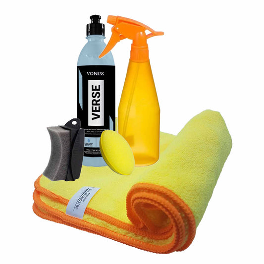 Kit Verse 500ml Vonixx + Pulverizador + Flanela + Aplicadores