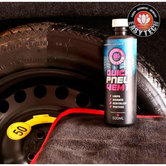 Revitalizador de Pneus 4 em 1 Quick Pneu 500ml Easytech