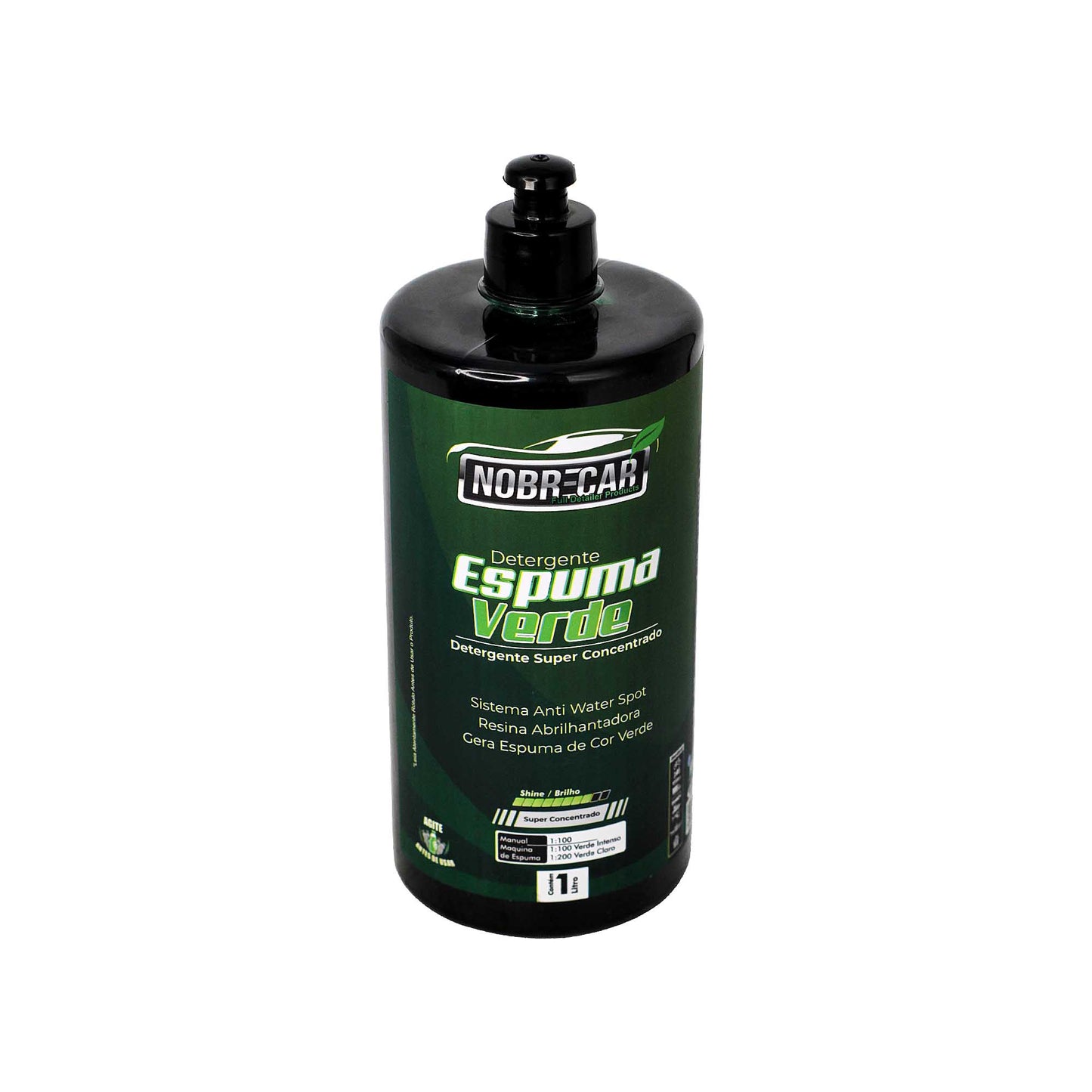 Automotive Detergent 1 200 Green Foam 1 Liter Nobre Car
