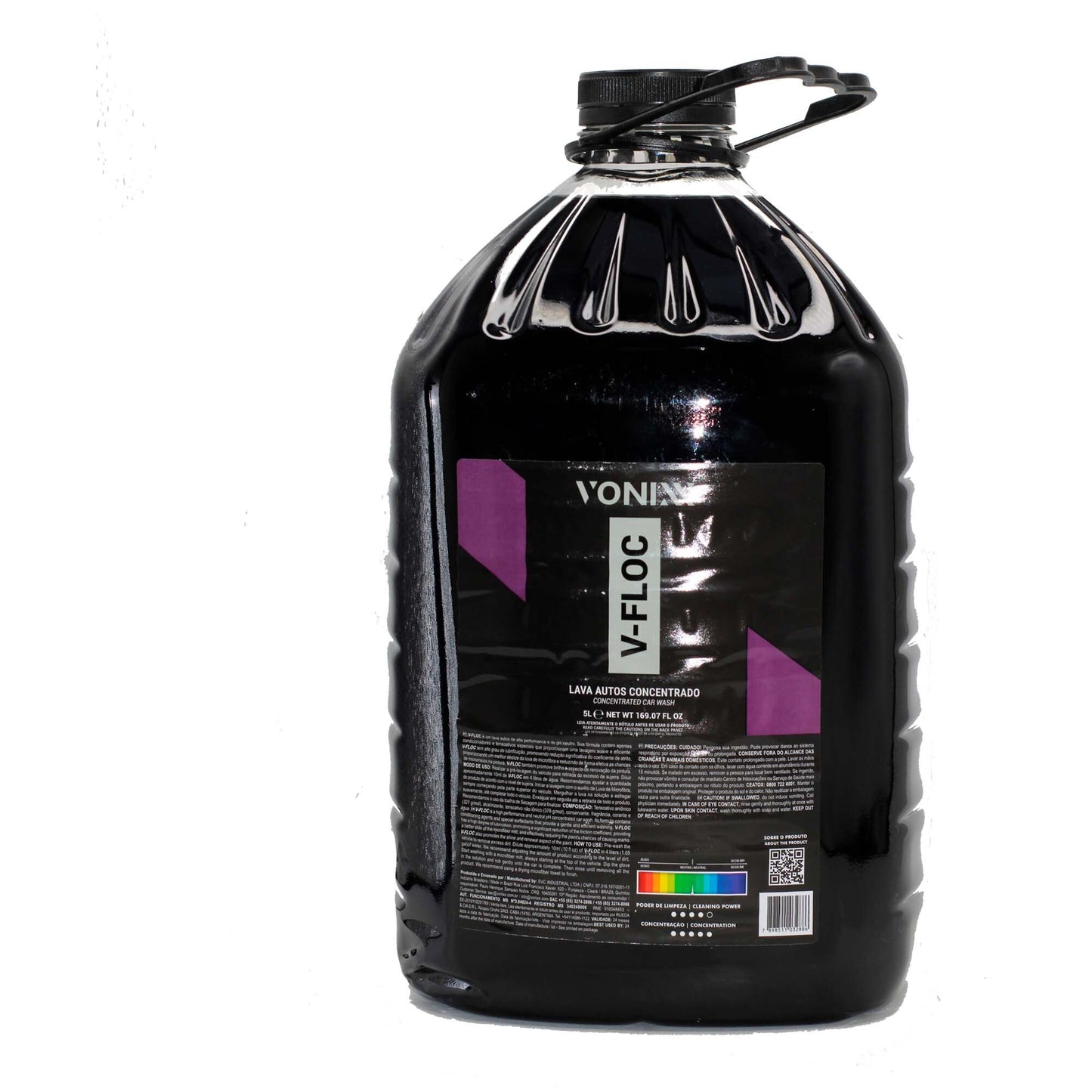 Shampoo Concentrado V-Floc 5L + Sintra Pro 5L Vonixx