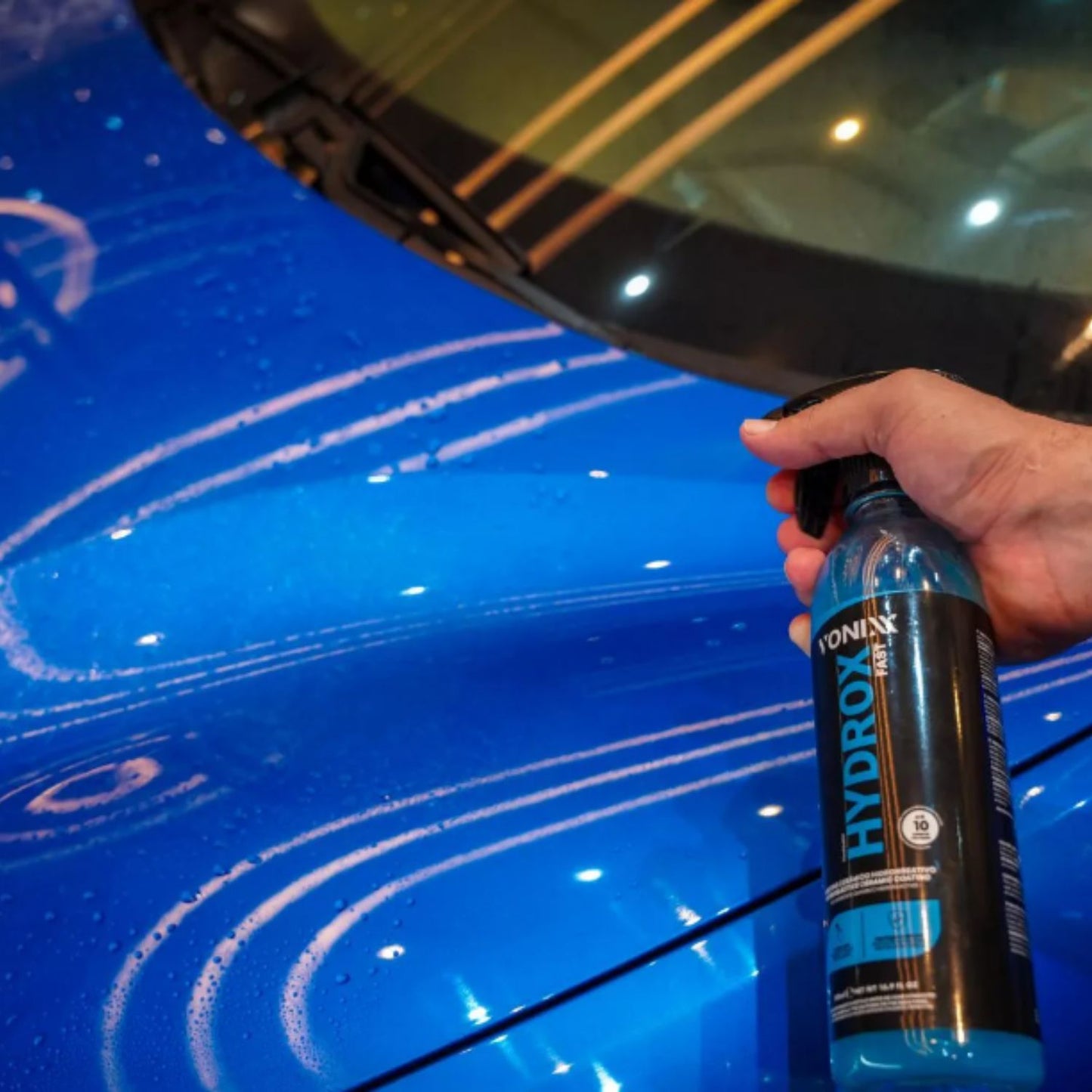 Vonixx Hydrox fast Coating Ceramic Hydroreactive 500ml + Yellow Flannel Laser Cut Autoamerica