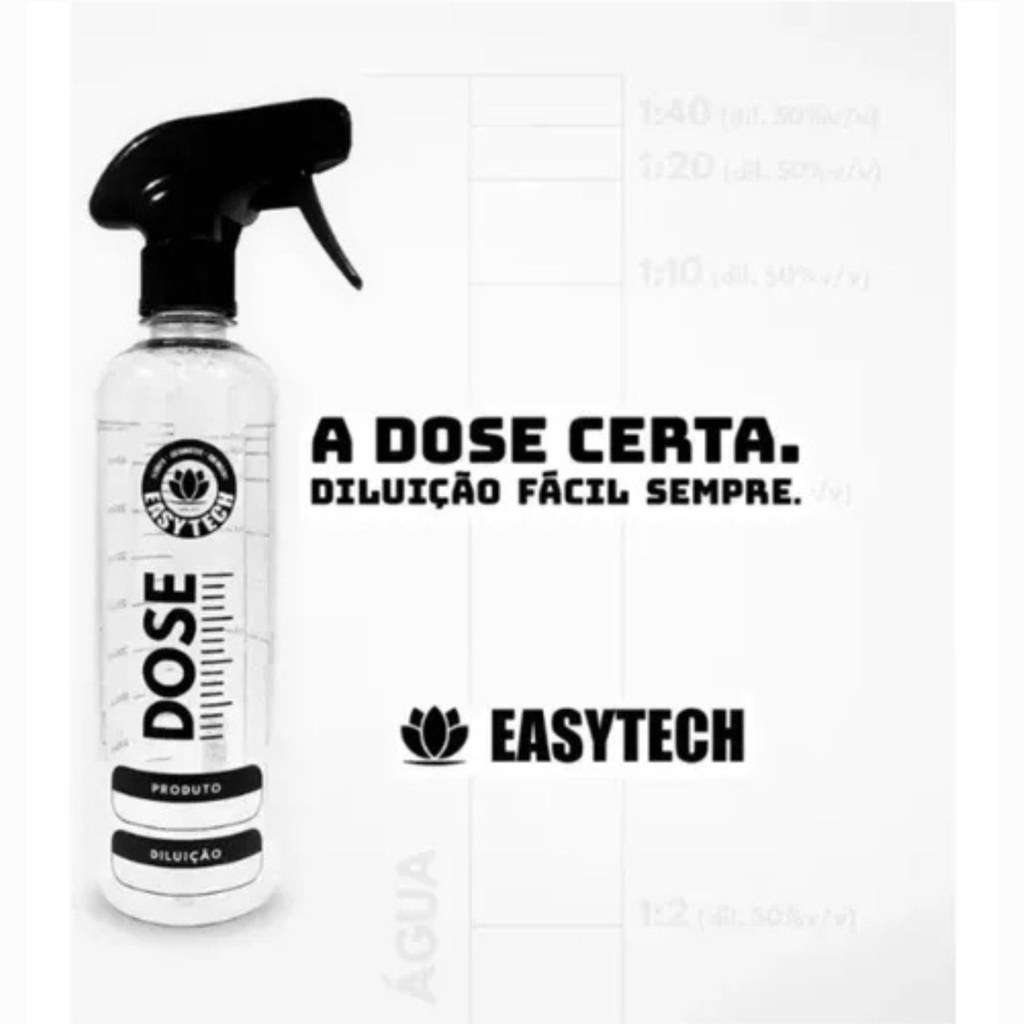 12 Bottles of diluent with trigger DOSE 500ml Easytech