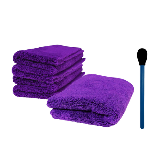 10 Microfiber Cloths 28x28cm Zacs and Vonixx Mini Stick