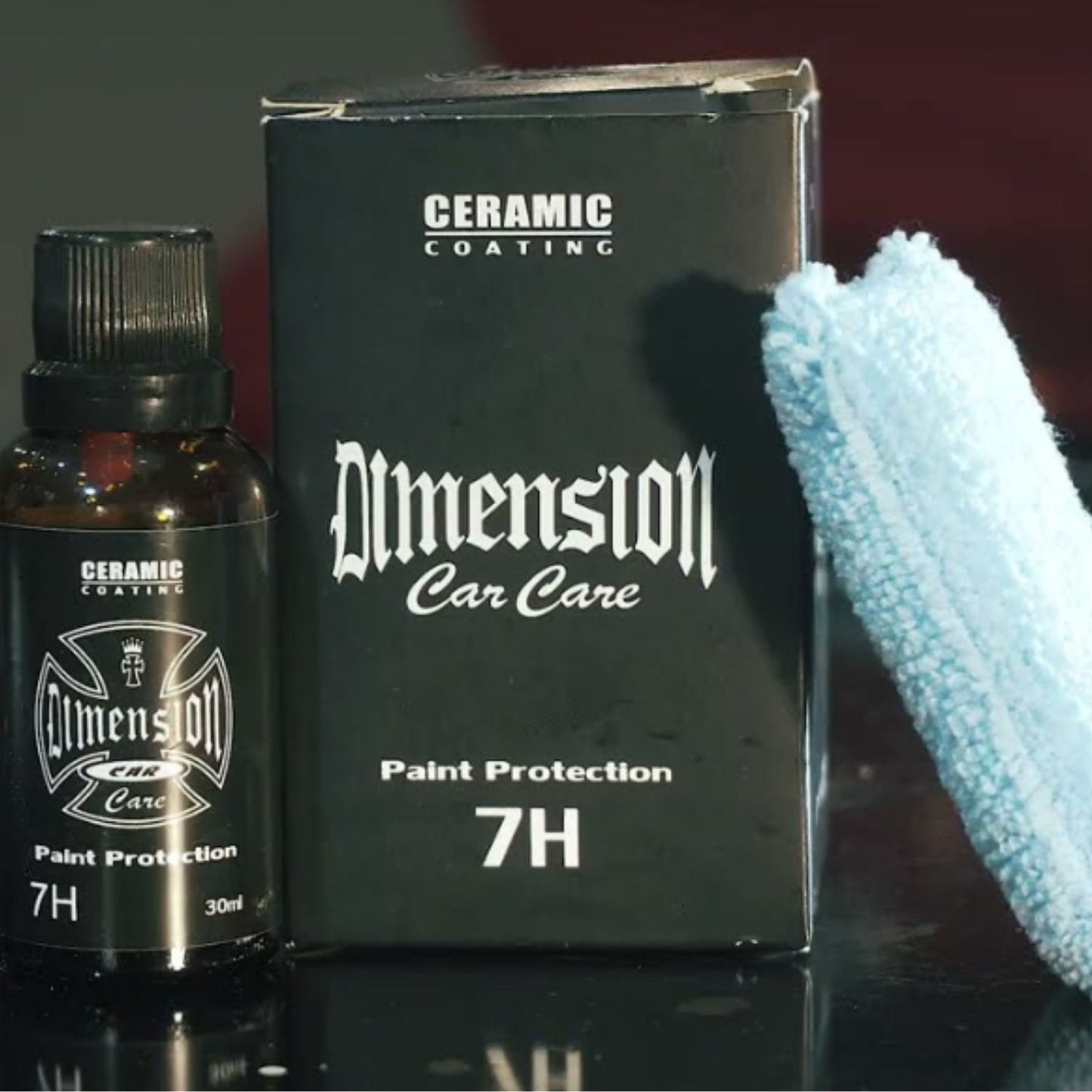 Vitrificador de Pintura Ceramic Coating 7h 30ml Dimension