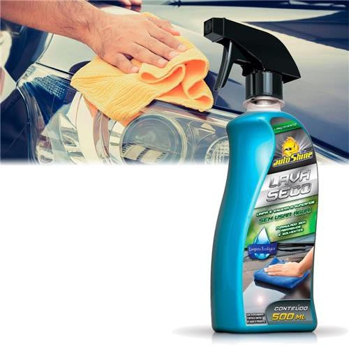 Lava Seco e Encera 2 em 1 Lavagem Ecológica 500ml AutoShine