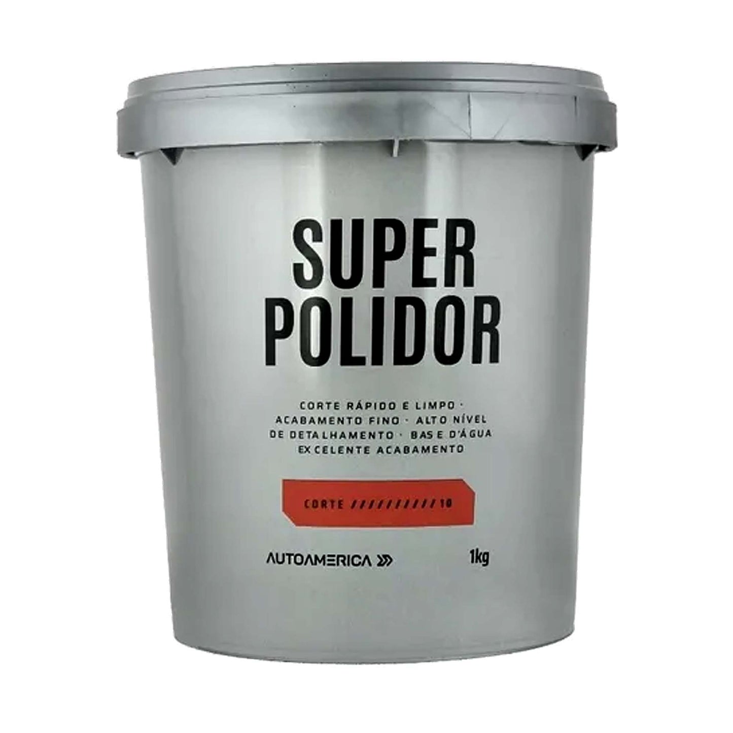Super Polidor de Corte 1Kg + Cera Triple Paste Wax 300g Autoamerica