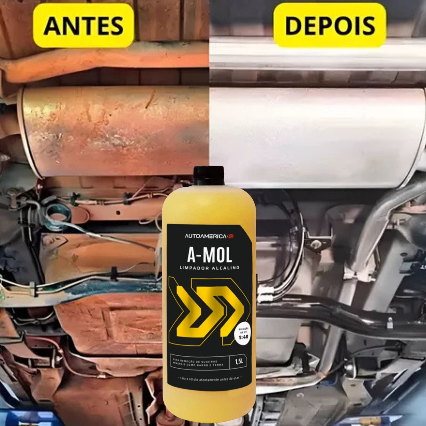 A-Mol Alkaline Automotive Shampoo 1.5L Autoamerica