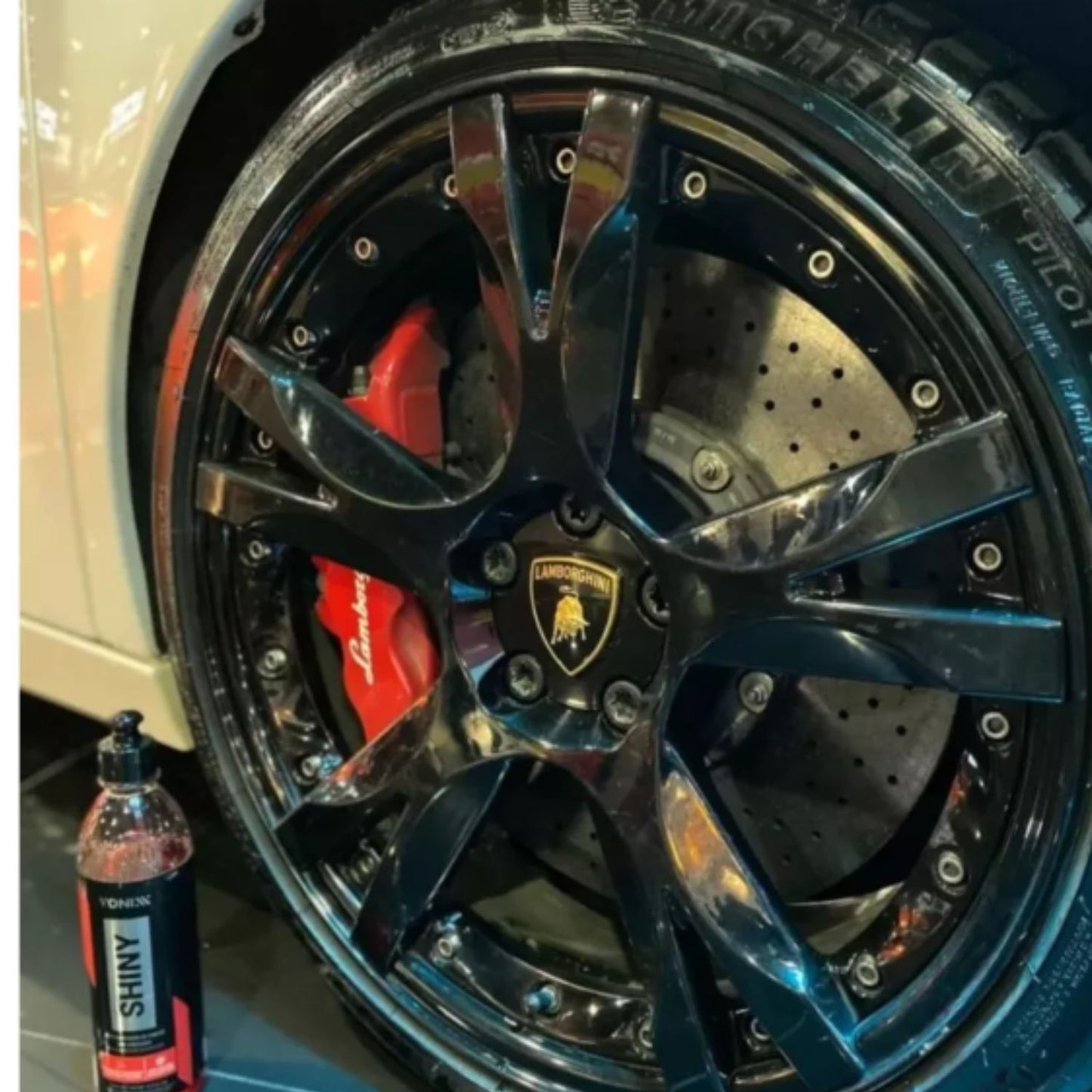 Shiny 240ml + V-floc 500ml + Luva + Flanela e Aplicador