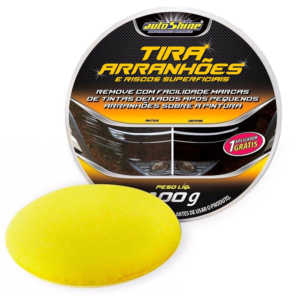 Cera Tira Arranhões e Riscos Superficiais 100g Autoshine