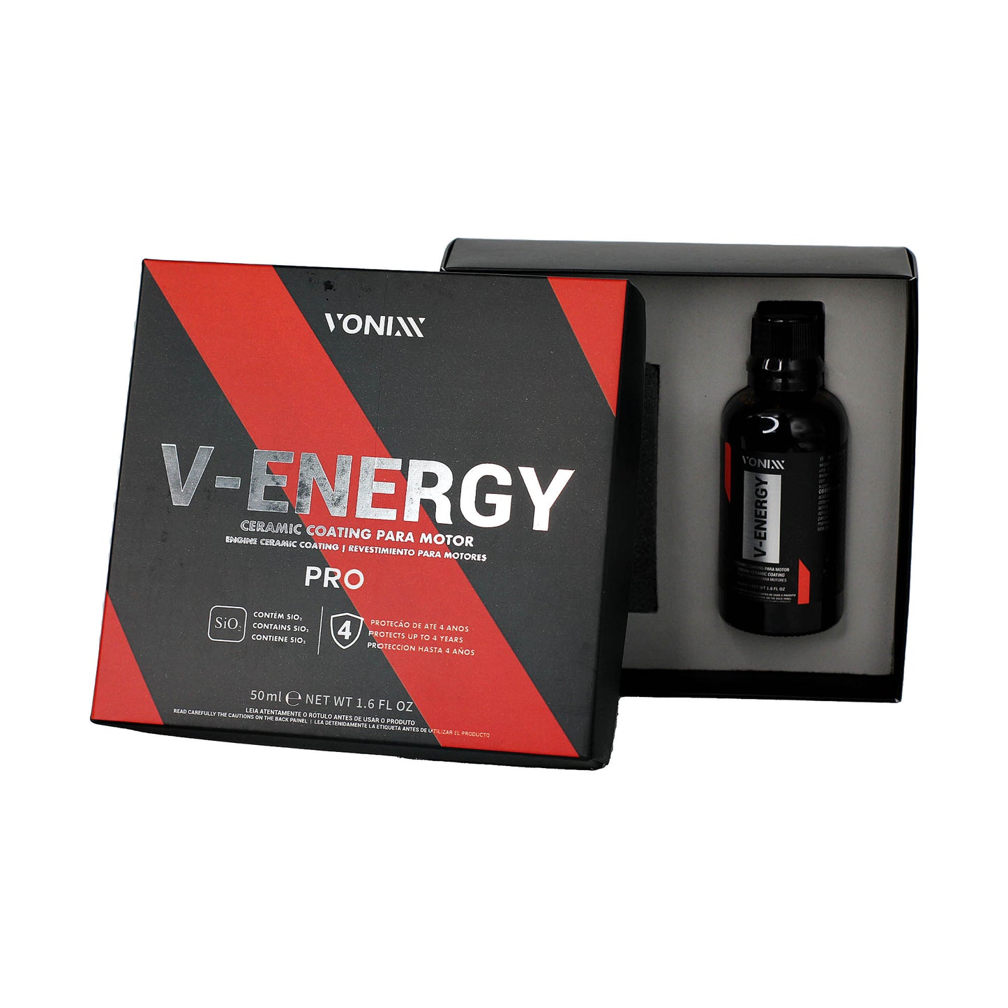 Vitrificador para Motor V-Energy Pro Ceramic Coating 50ml Vonixx