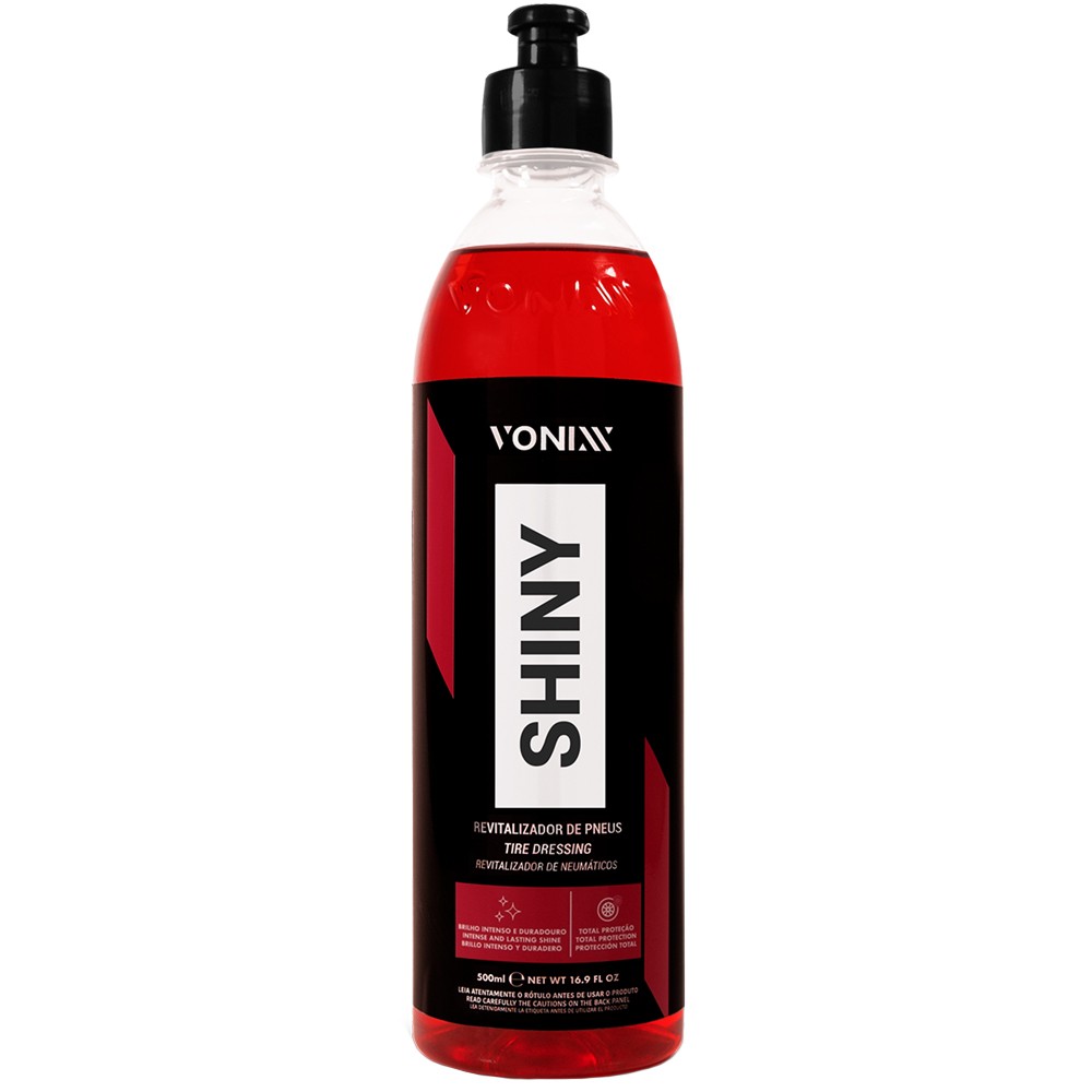 Revitalizador de Pneus Shiny 500ml Vonixx + Aplicador