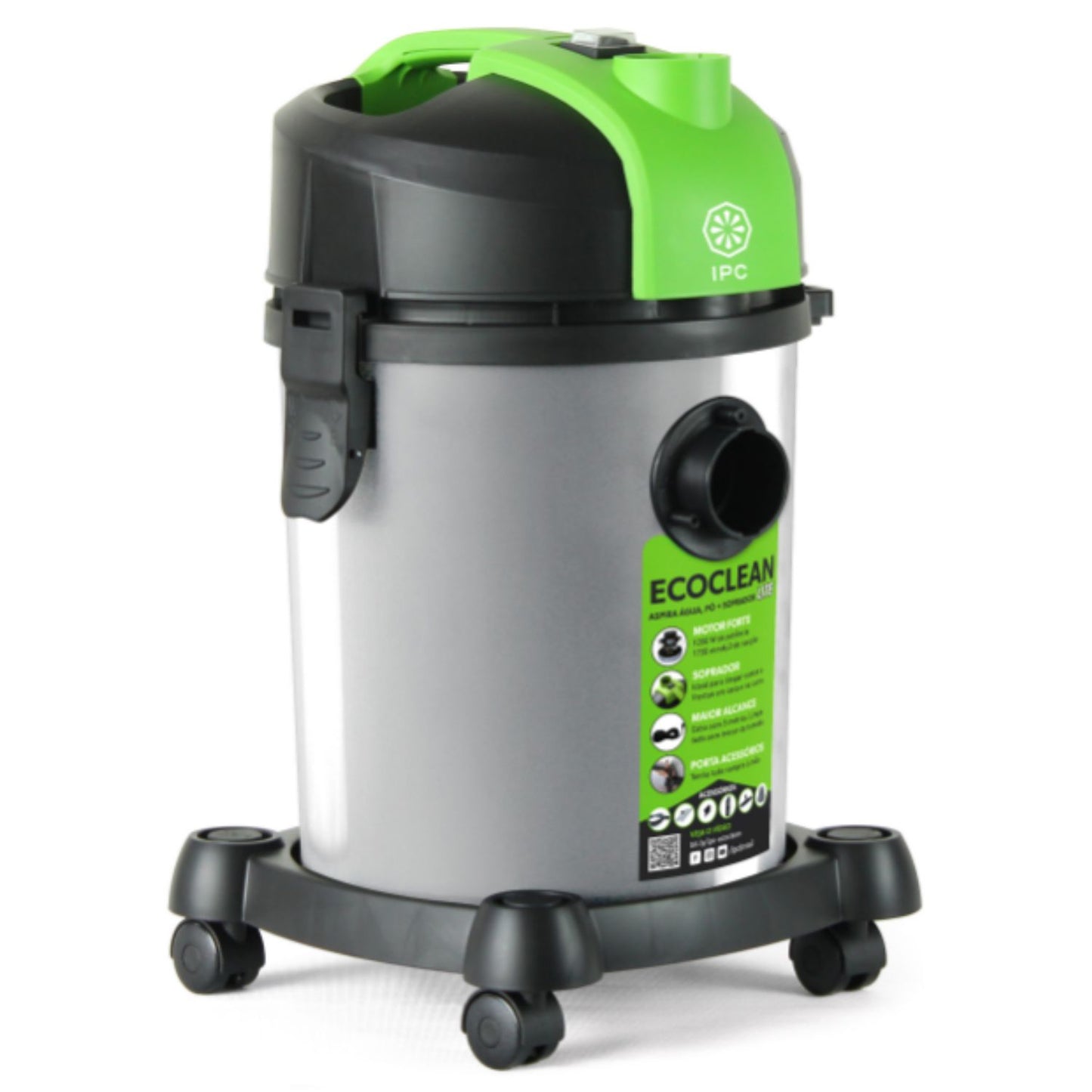 Ecoclean Lite 220V IPC Professional Vacuum Cleaner for Solids and Liquids