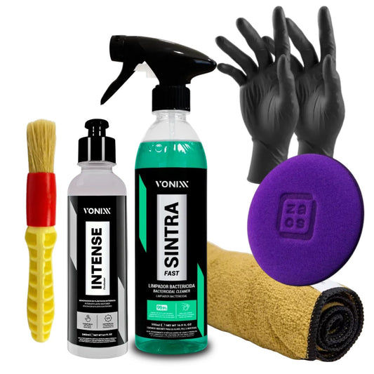 Sintra Fast + Intense 240ml + Applicator + brush + Flannel + 2 Slim Gloves 9G