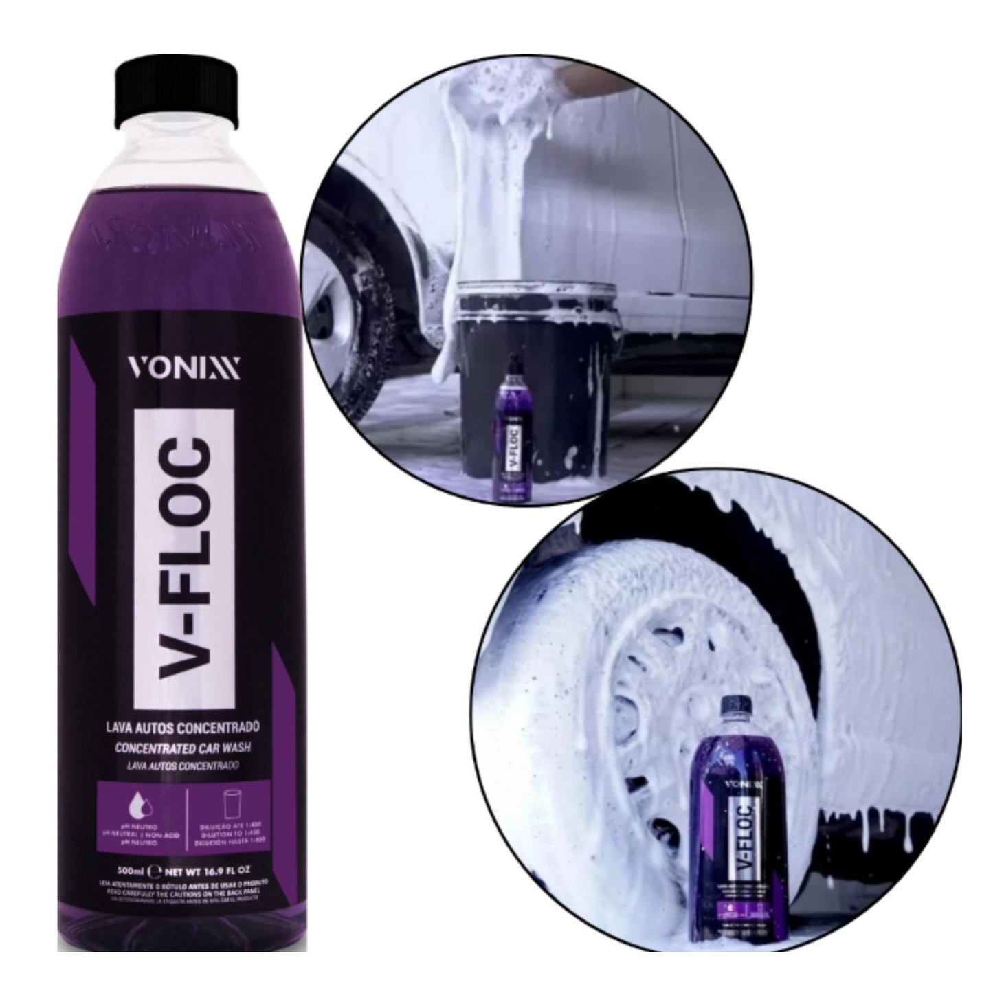 VFloc 1,5L e Cera Tok Final Diamond 500ml Vonixx