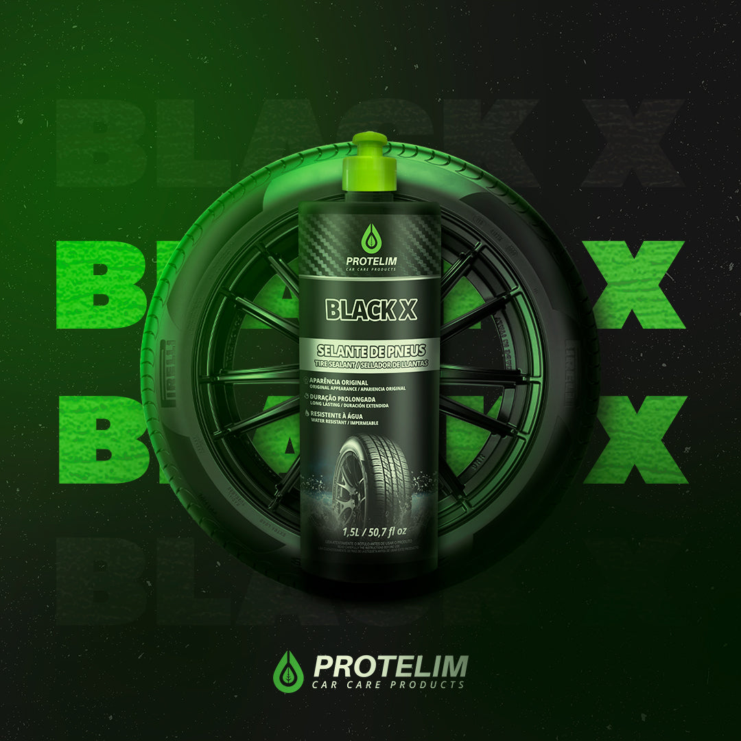 Selante Para Pneus Black X 500g Protelim