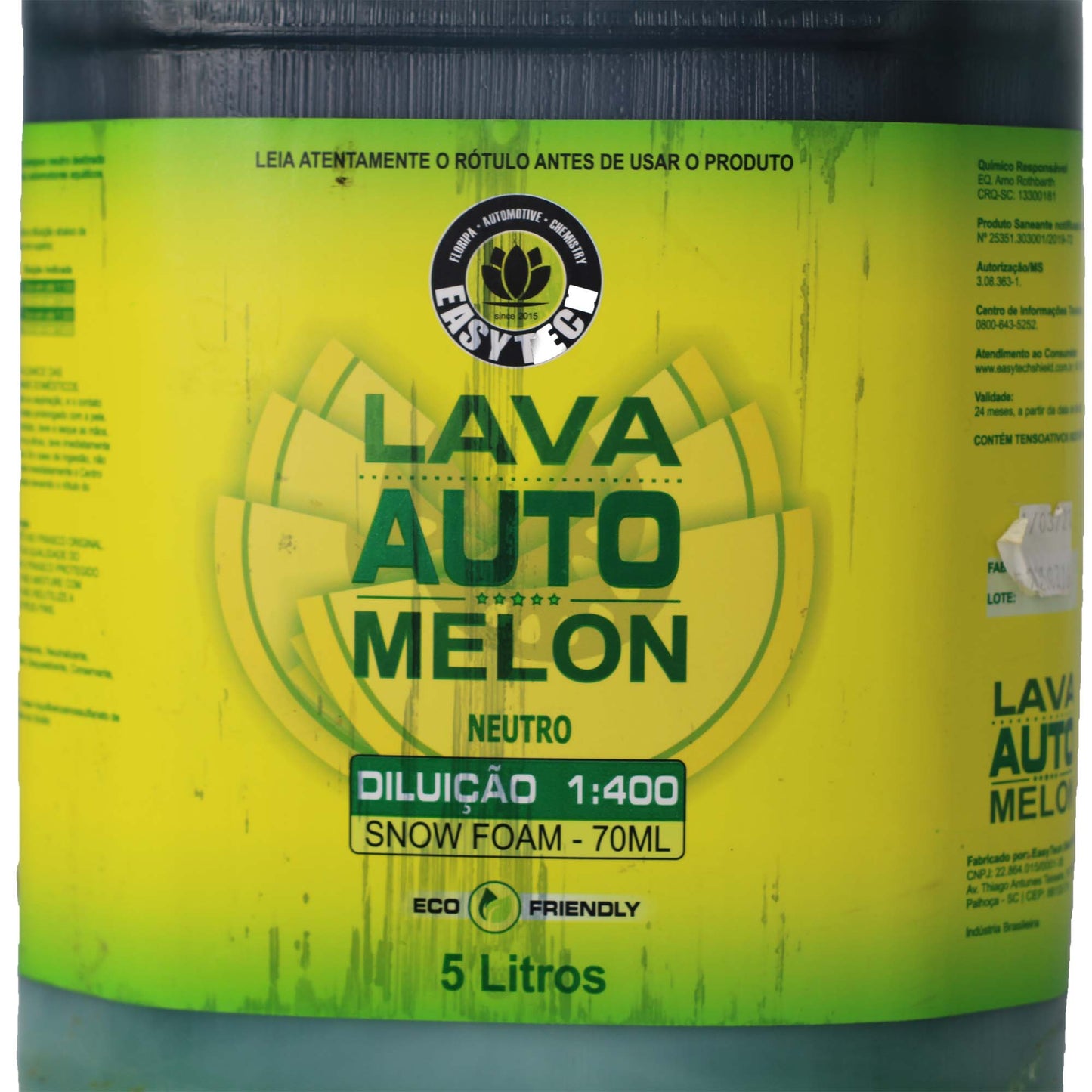 Neutral Shampoo Lava Auto 1-400 Melon 5 Liters EasyTech