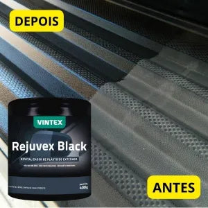 Kit Revitalizador Rejuvex Black 400g + 2 Aplicadores de Espuma Vonixx
