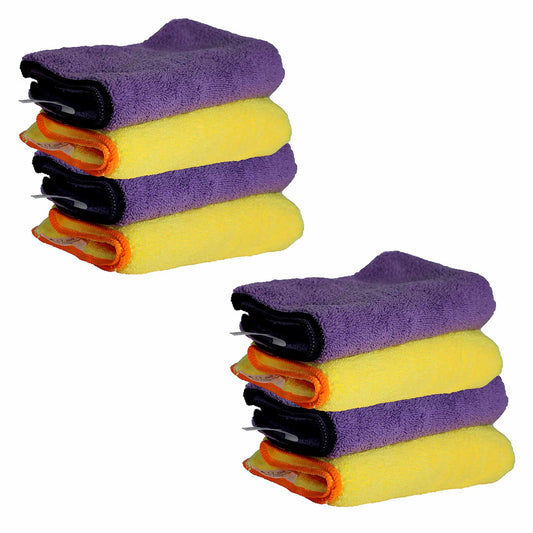 10 Low Microfiber Cloths + 10 Premium Autoamerica 60X40
