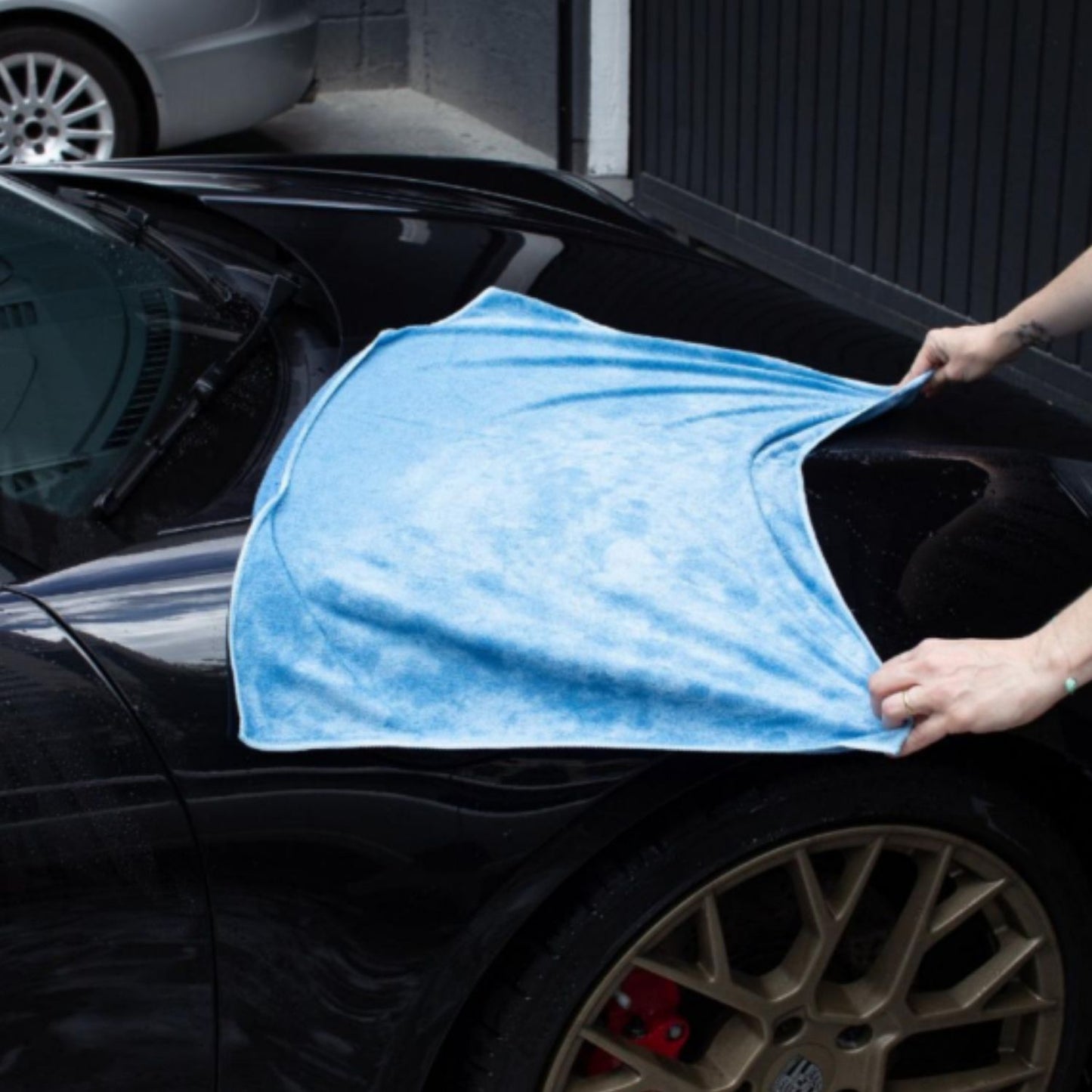 V-floc 500ml + Hydrox Fast + Flanela Low Autoamerica + Luva e Flanela de secagem Detailer