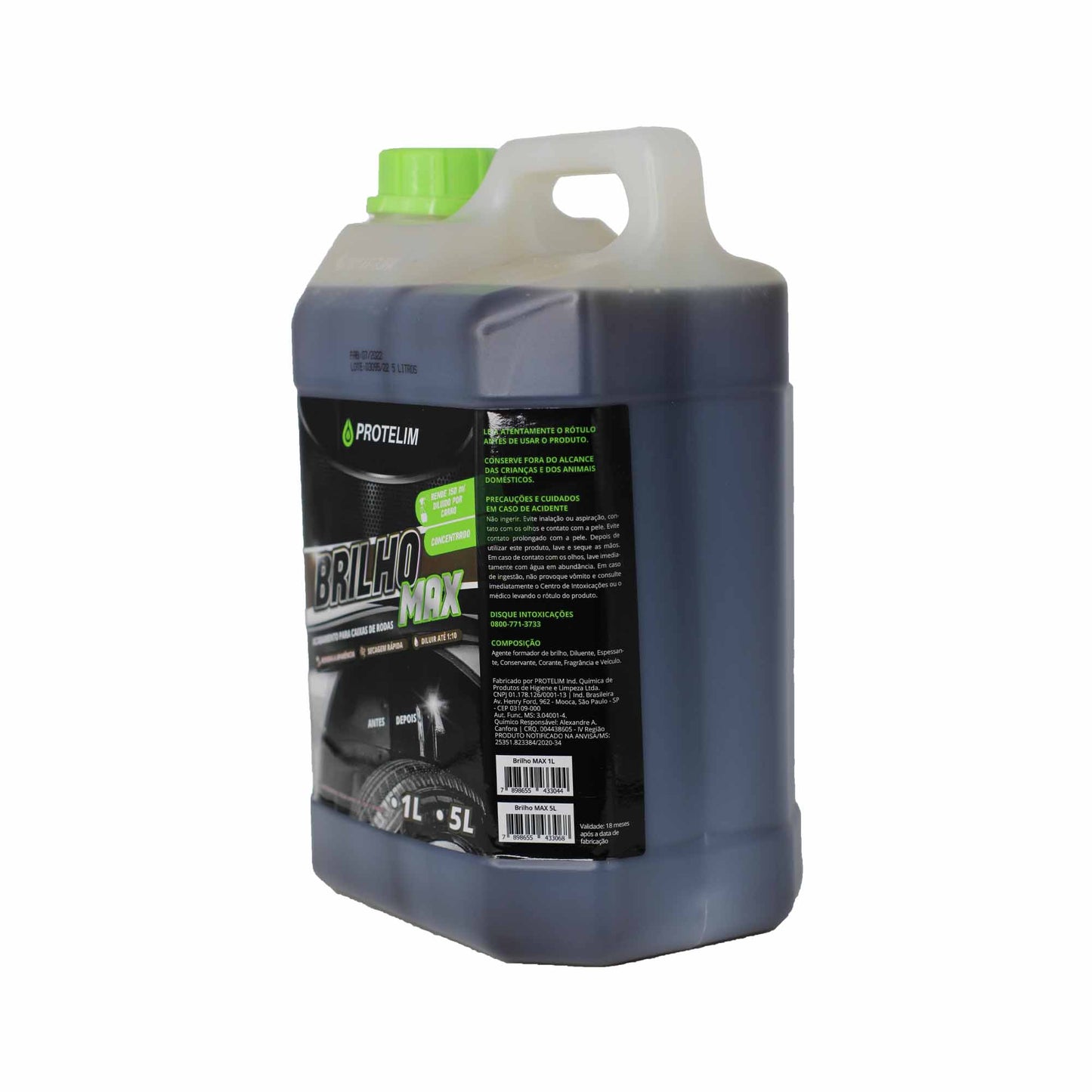 Protetor de Pneus Brilho Max 5 Litros Protelim