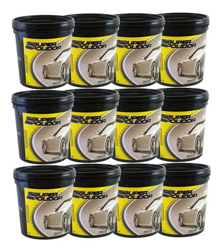 Kit with 12 Super Polishes Spartacus Autoamerica 1kg