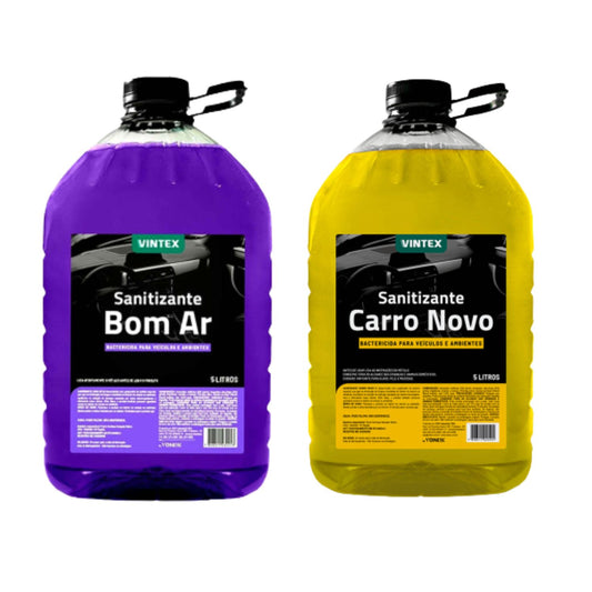 2 New Car Bactericide Auto Scent + Vintex Fresh Air 5l